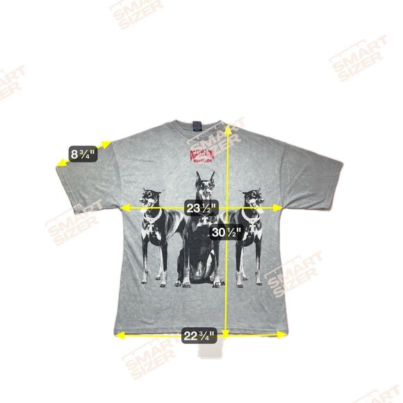 Death Row Record Doberman Pinscher Dog Large T-Shirt Shirt - Picture 5 of 5